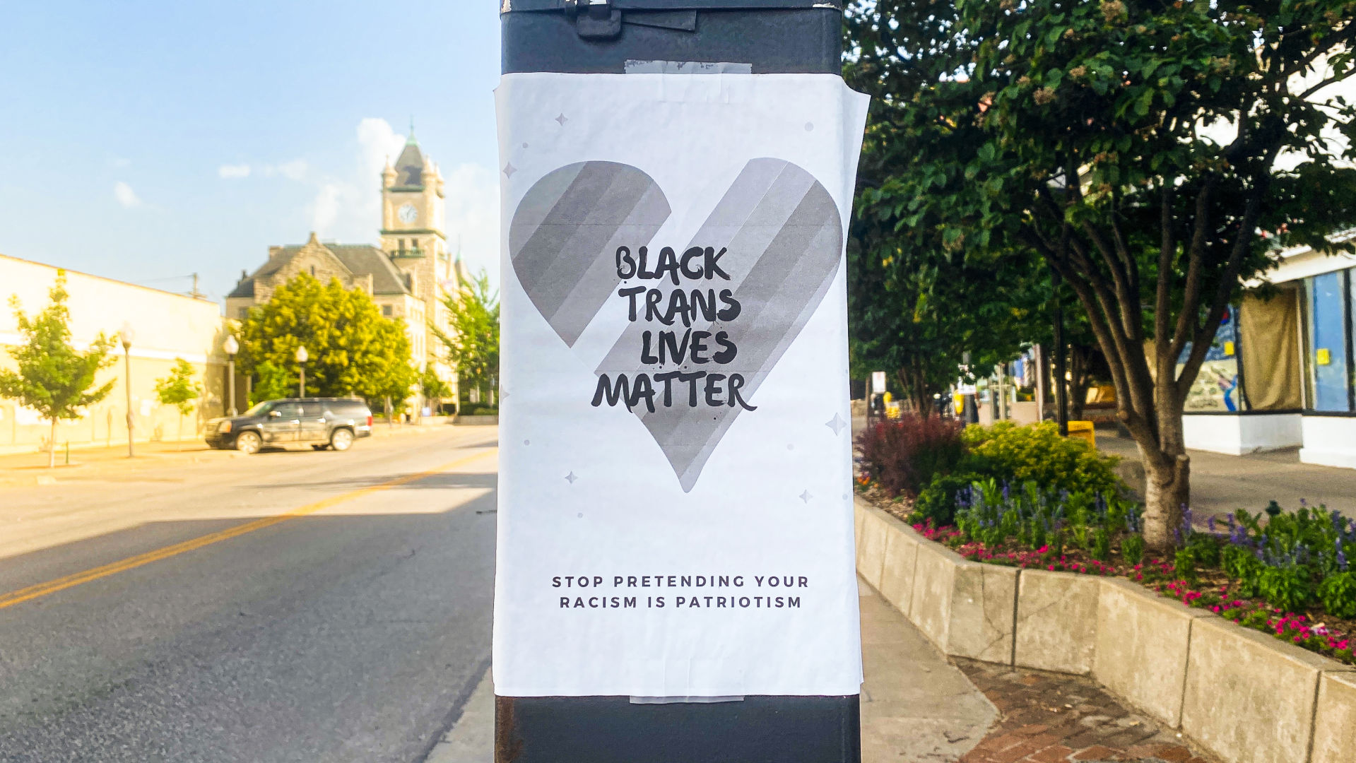 Black Trans Lives Matter Sign